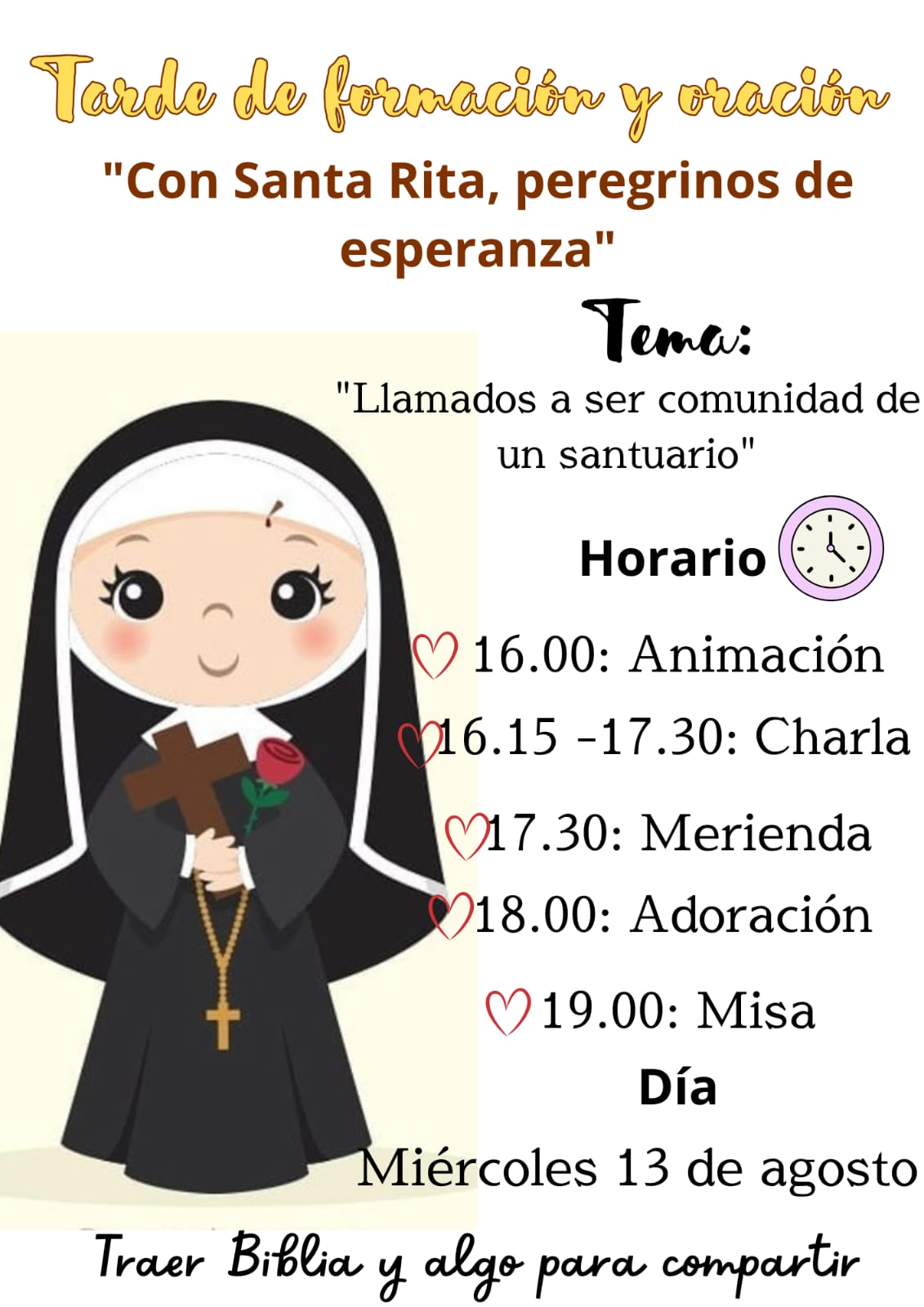 Taller de Formación y Oración